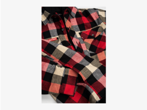 Hard Yakka Hard Yakka Quilted Flannel Shacket Red