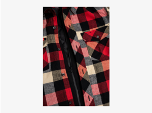 Hard Yakka Hard Yakka Quilted Flannel Shacket Red