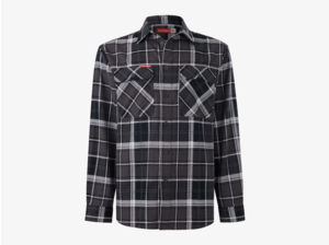 Hard Yakka Hard Yakka Core LS Check Flannel Shirt Charcoal