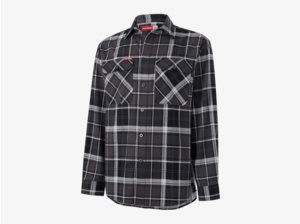 Hard Yakka Hard Yakka Core LS Check Flannel Shirt Charcoal