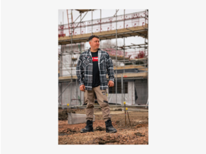 Hard Yakka Hard Yakka Core LS Check Flannel Shirt Charcoal