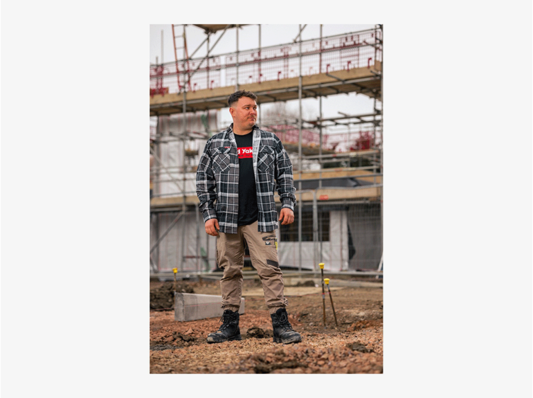 Hard Yakka Hard Yakka Core LS Check Flannel Shirt Charcoal