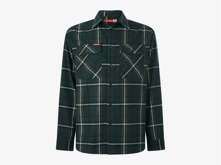 Hard Yakka Hard Yakka Core LS Check Flannel Shirt Green