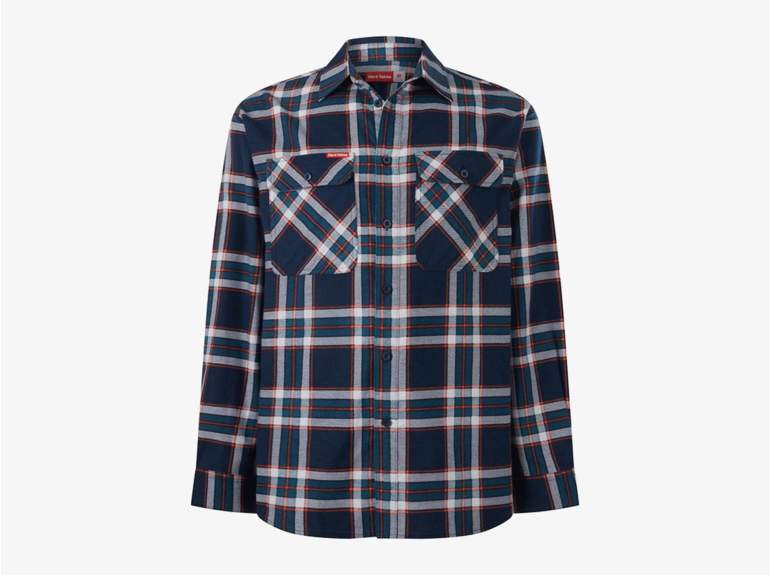 Hard Yakka Hard Yakka Core LS Check Flannel Shirt Navy