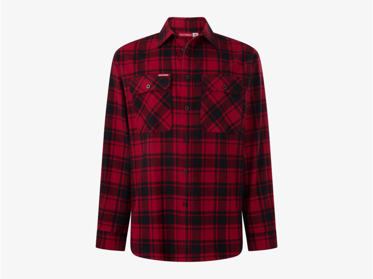 Hard Yakka Hard Yakka Core LS Check Flannel Shirt Red