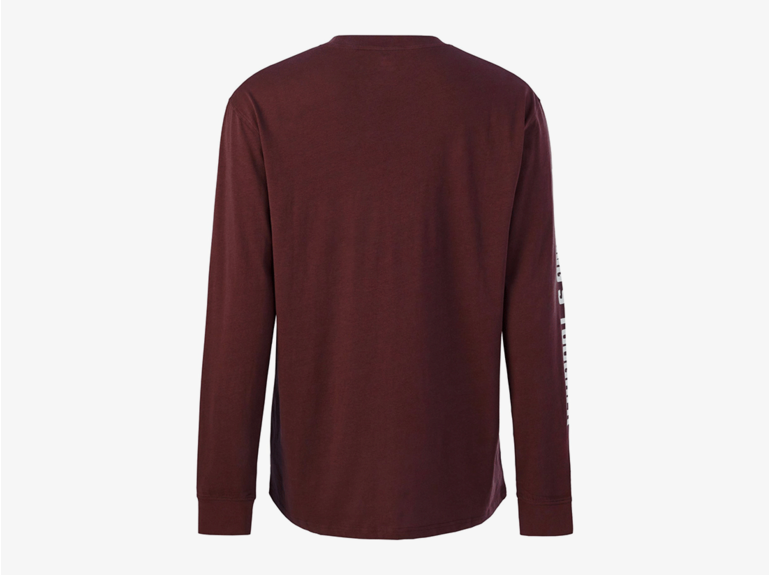Hard Yakka Hard Yakka Long Sleeve Heritage Icon Tee Burgundy