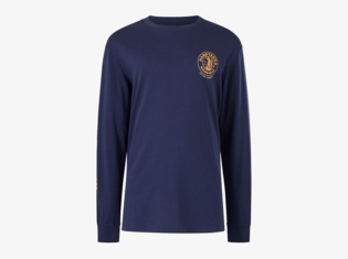 Hard Yakka Long Sleeve Heritage Icon Tee Navy