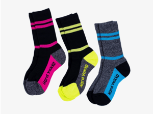 Hard Yakka Hard Yakka Womens Crew 3-Pack Werksok Multi