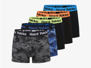 Hard Yakka Hard Yakka Mens Cotton Trunks 5-pack