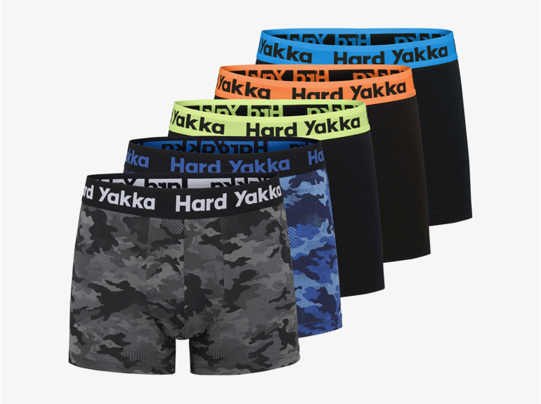 Hard Yakka Hard Yakka Mens Cotton Trunks 5-pack
