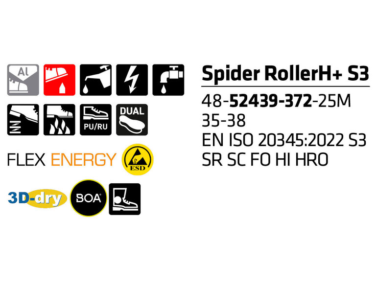 Sievi Spider RollerH XL S3