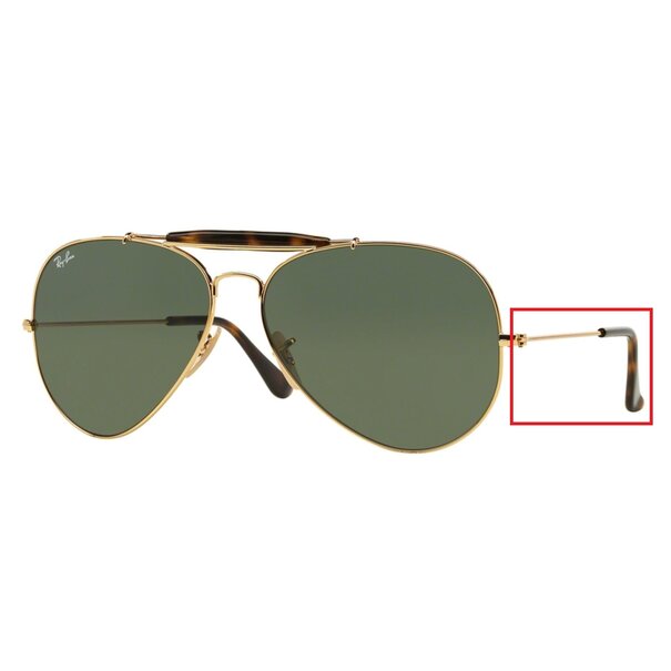 Originele set Ray-Ban pootjes voor je zonnebril