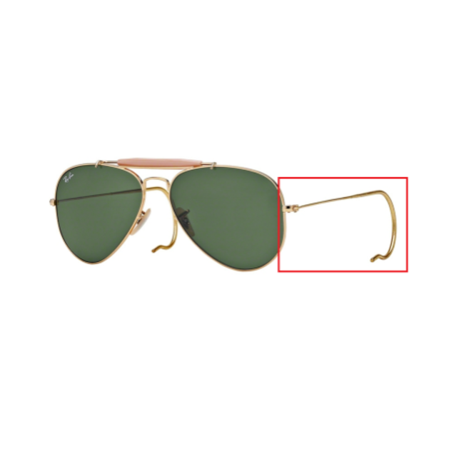 Ray-Ban Ray-Ban  Krulveer Goud Voor Aviator