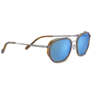 Serengeti Zonnebril Boron SS525002 Shiny Gunmetal Brown Buffalo