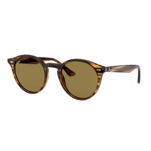 Ray-Ban Round RB2180 820/73 Stripped Red Havana