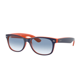 Ray-Ban Wayfarer RB2132 789/3F Blue on Orange
