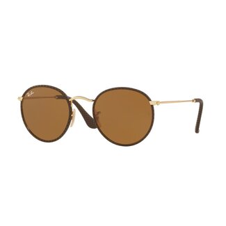 Ray-Ban Ray-Ban Round Craft  RB3475Q 9041 Leather Brown