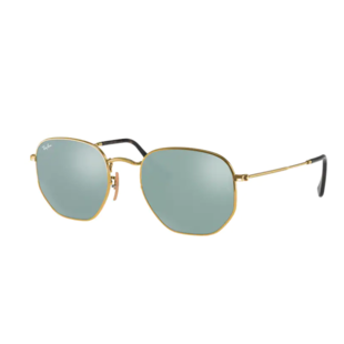 Ray-Ban Hexagonal Flat Lenses RB3548N 001/30 Gold
