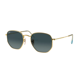 Ray-Ban Hexagonal Flat Lenses RB3548N 91233M Gold