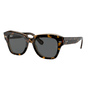 Ray-Ban State Street RB2186 1292B1 Havana on Transparent Brown