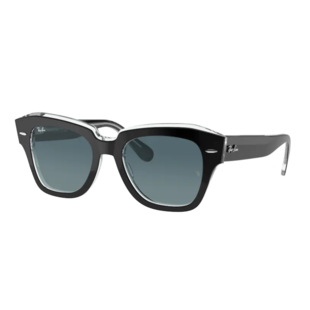 Ray-Ban State Street RB2186 12943M Black on Transparent