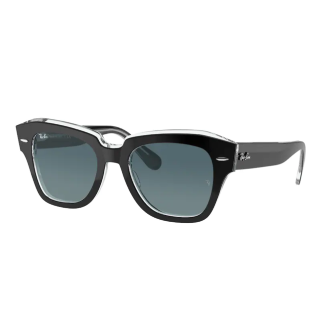 Ray-Ban Ray-Ban State Street RB2186 12943M Black on Transparent
