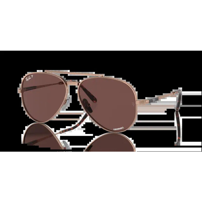 Ray-Ban Ray-Ban Aviator Titanium RB8225 3140AF Rose Gold