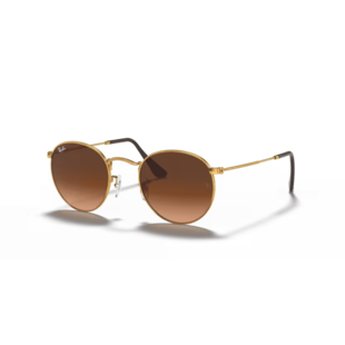 Ray-Ban Round Metal RB3447 9001A5 Shiny Light Bronze