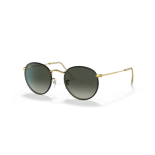 Ray-Ban Round Full Color RB3447JM 919671 Black on Gold