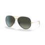 Ray-Ban Aviator Full Color RB3025JM 919671 Black on Legend Gold