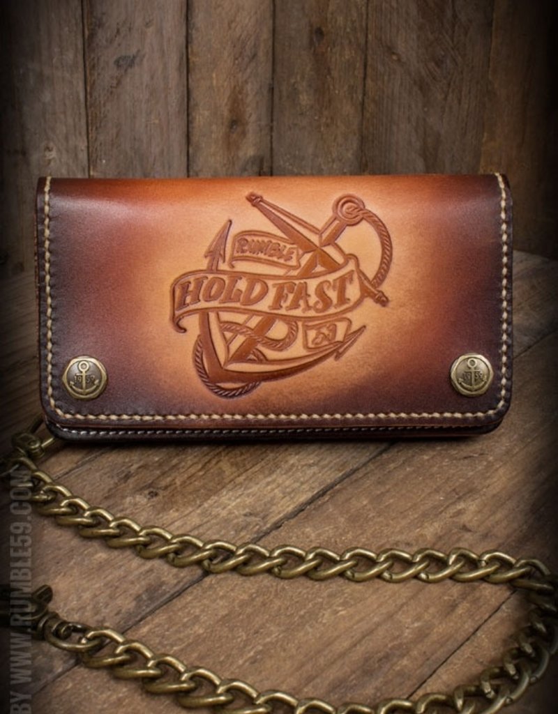 Rumble59 Wallet Handmade ‘Hold Fast’ sunburst