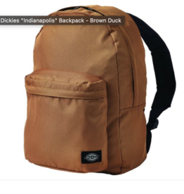 Dickies Indianapolis Backpack Brown Duck