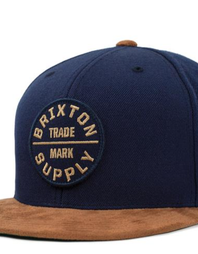 Brixton Oath III Snapback Tan/Navy