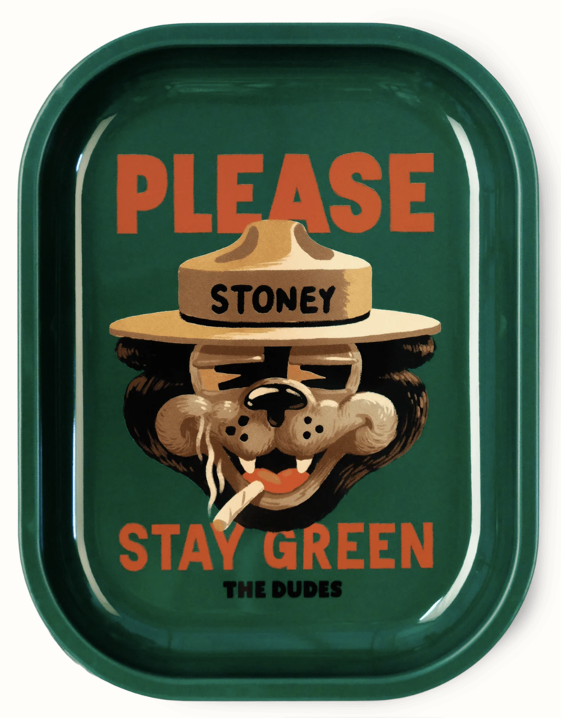 The Dudes Stay Green Tray