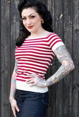 Rumble59 Striped Top 'The Red Stripes'