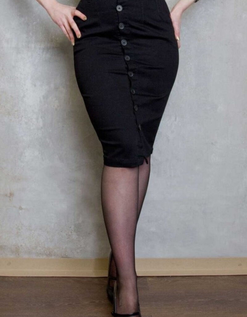 Rumble59 Denim Pencil Skirt Second Skin