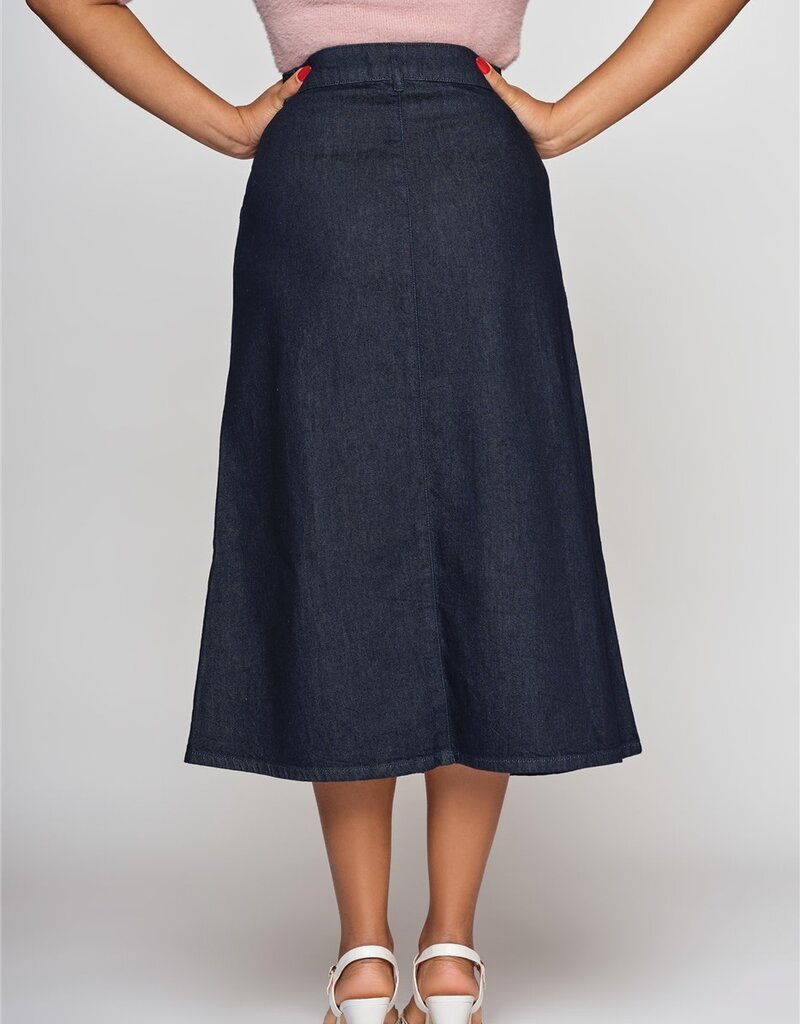 Collectif Opal Denim Skirt