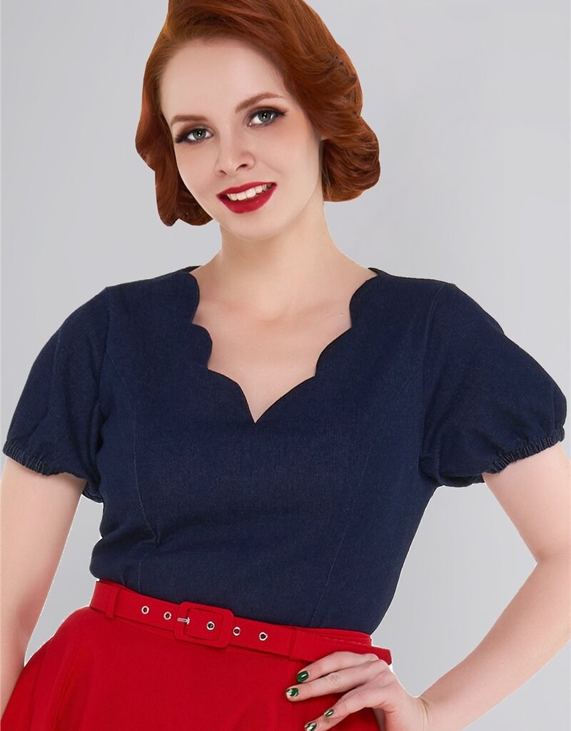 Collectif Ordie Denim Blouse