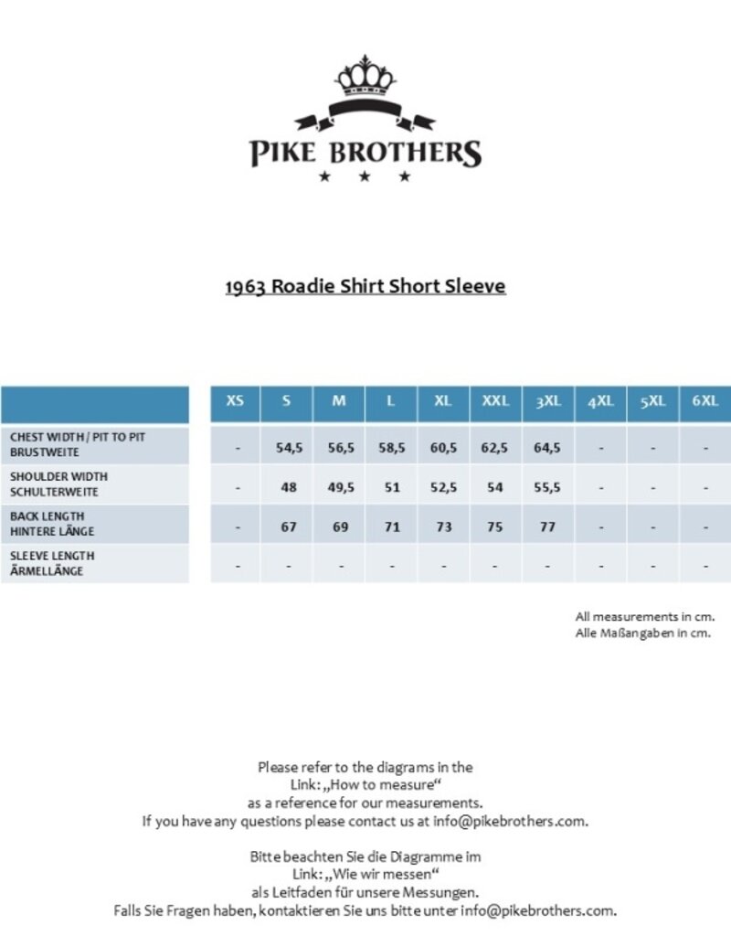 Pike Brothers Superior Garment 1963 Roadie Shirt short Sleeve