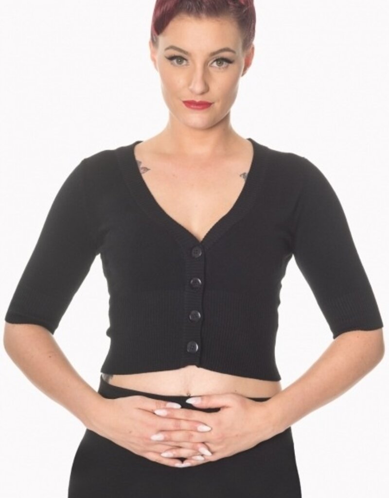 Banned Apparel Sweet Dreamer 1950's V-Neck Cardigan