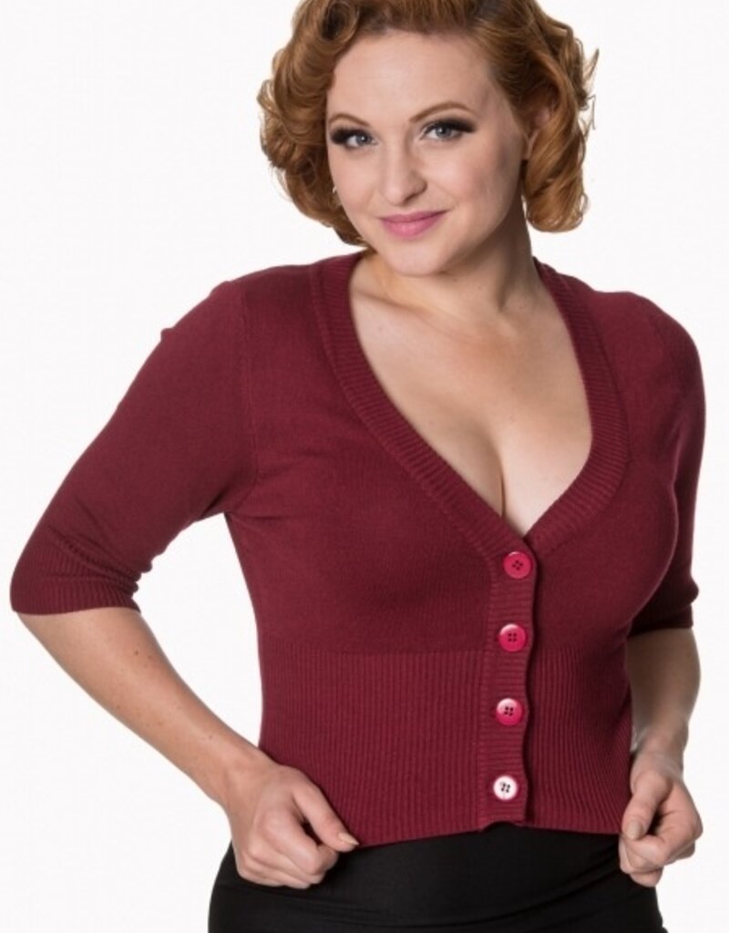 Banned Apparel Sweet Dreamer 1950's V-Neck Cardigan