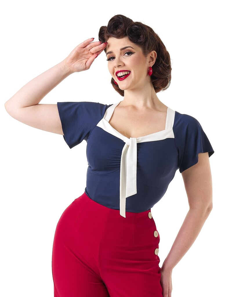 Pretty Retro Pretty Tie Top