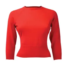 Pretty Retro 1950s Sweater Girl Top