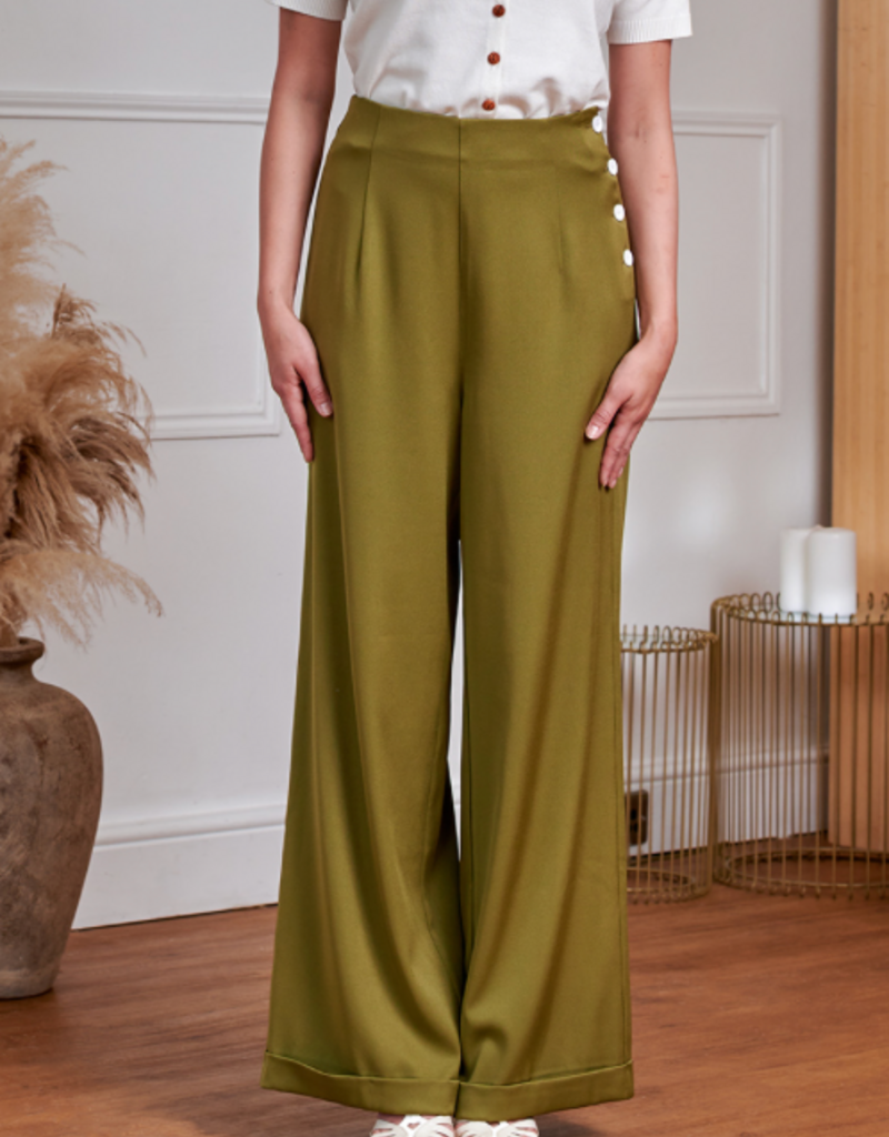Banned Apparel Ottavia Trousers Green