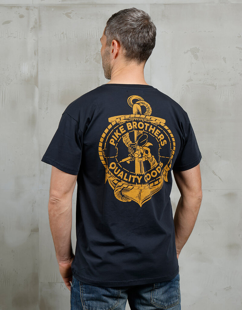 Pike Brothers Superior Garment 1969 Sports Tee Seabees Navy