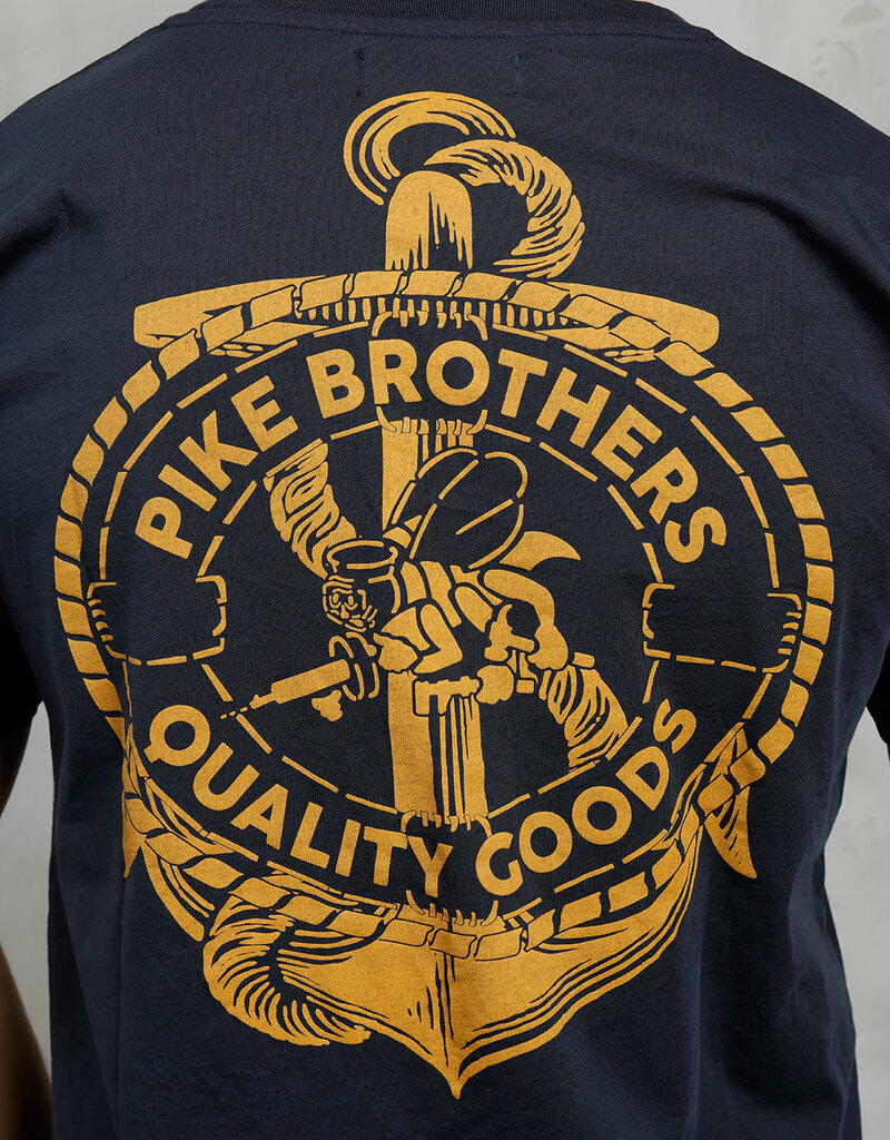 Pike Brothers Superior Garment 1969 Sports Tee Seabees Navy