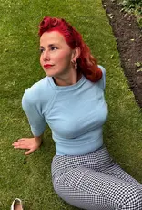 Pretty Retro 1950s Sweater Girl Top