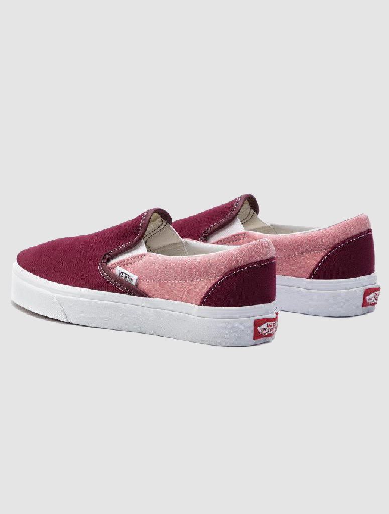 vans slip on argenté