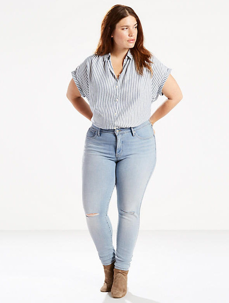 levi's women's plus size 310 shaping super skinny jeans