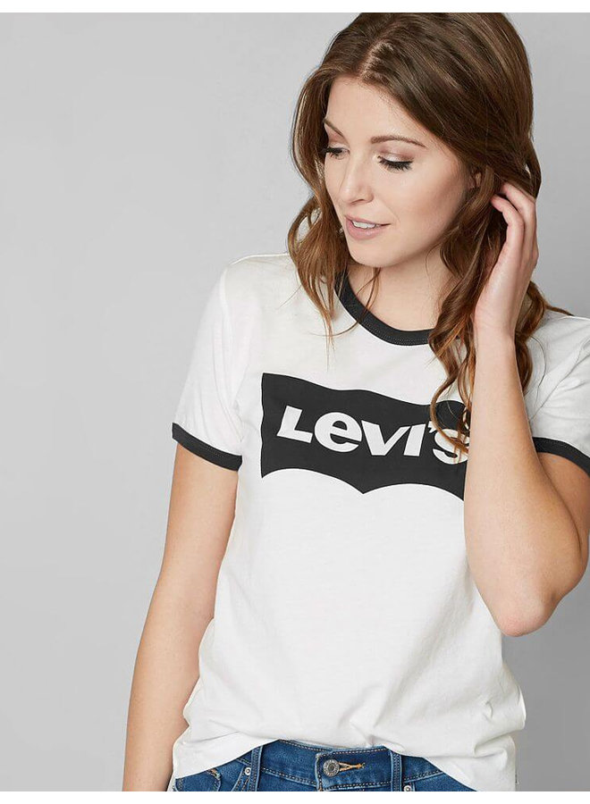 ladies white levi t shirt